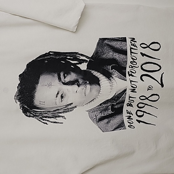 XXXTentacion Gone But Not Forgotten 1998 to 2018 Short Sleeve TShirt Size XS - Picture 7 of 7